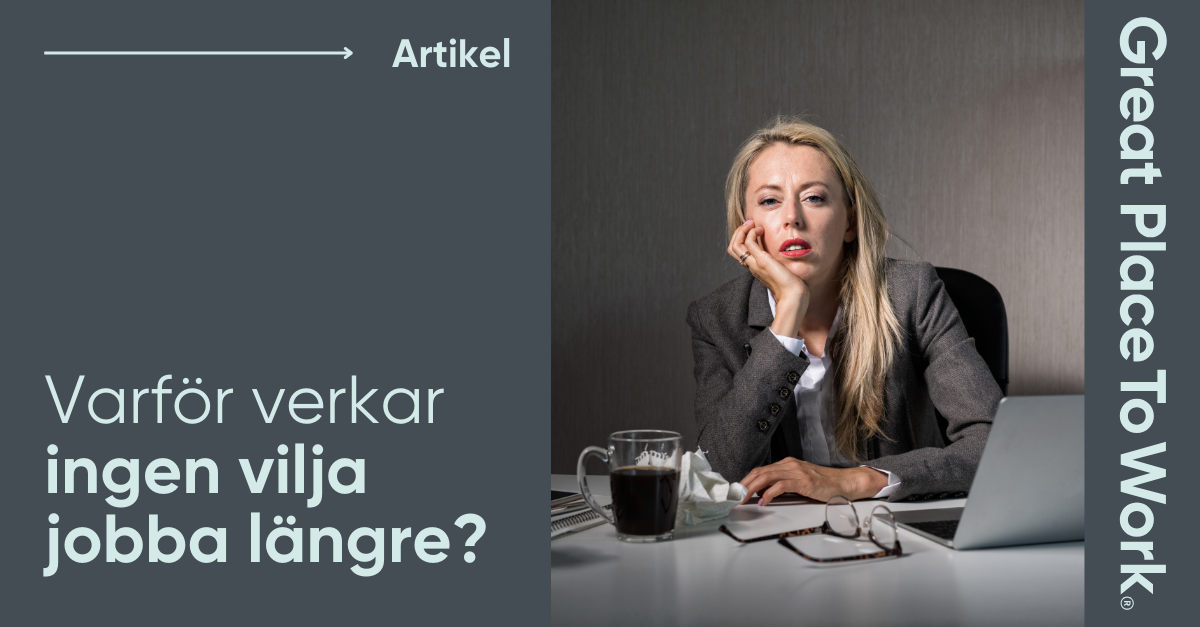 Varför verkar ingen vilja jobba längre? 