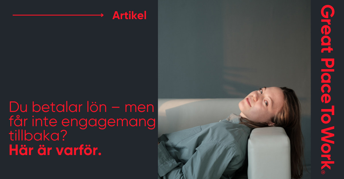 Du betalar lön – men får inte engagemang tillbaka. Här är varför.